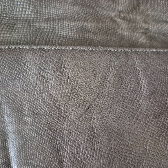 Vintage 80s Eleganza by JJ Purse Envelope Handbag Genuine Leather Brown Snakeski - Picture 6 of 10